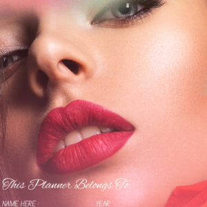 Skin Care Elegant Planner Template With PLR